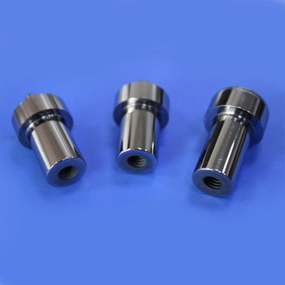 Automotive Oil Pipe Tungsten Carbide Punch Head with Mirror-Smooth Finish M6 Internal Thread and Precision Machining