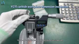 YG15-Wolframkarbidblöcke, präzise Verarbeitung und Dimensionsprüfung