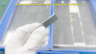 Custom Cemented Carbide Flow Splitter with Independent Whole-Process Traceability